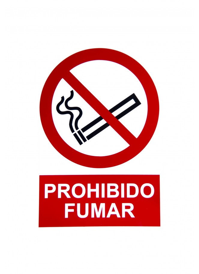 Cartel Homologado: Prohibido Fumar