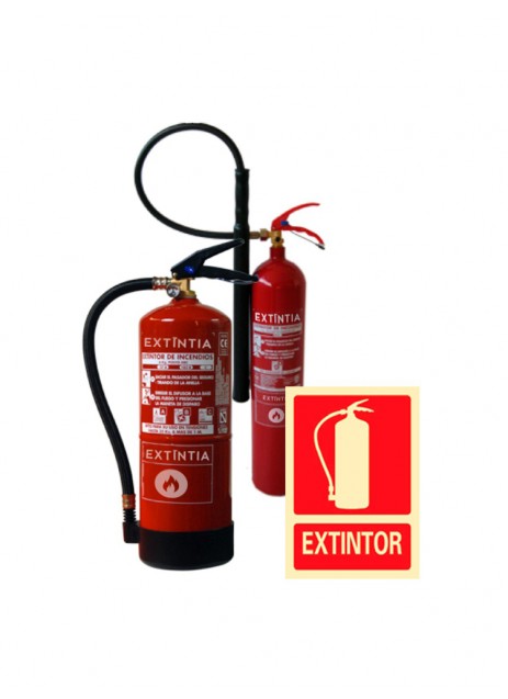 Extintor de 5 kg de CO2 para marina CO2-5KG-M