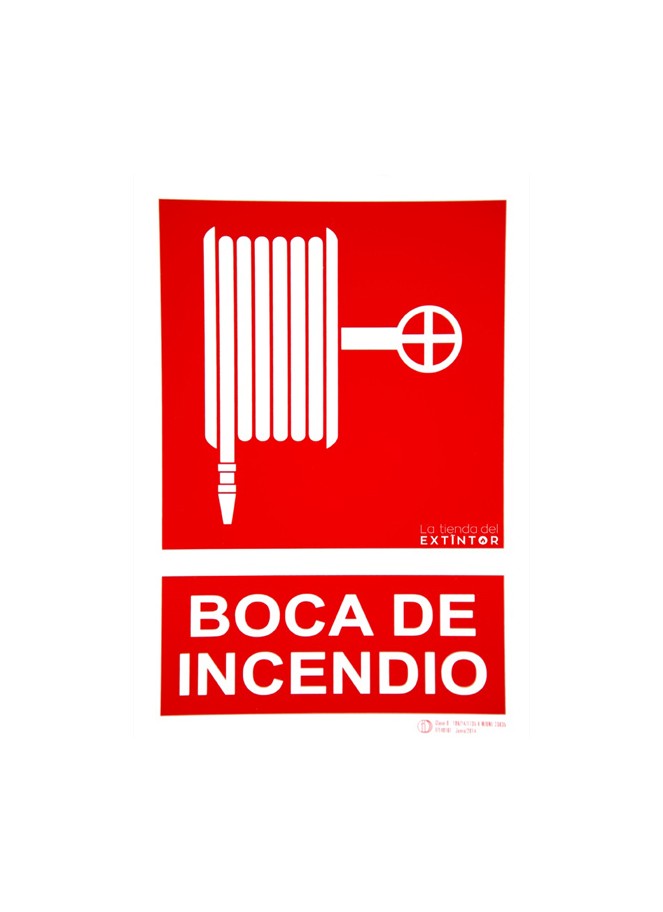 Cartel Homologado: Boca de Incendio Equipada