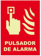 Cartel Homologado: Pulsador de Alarma